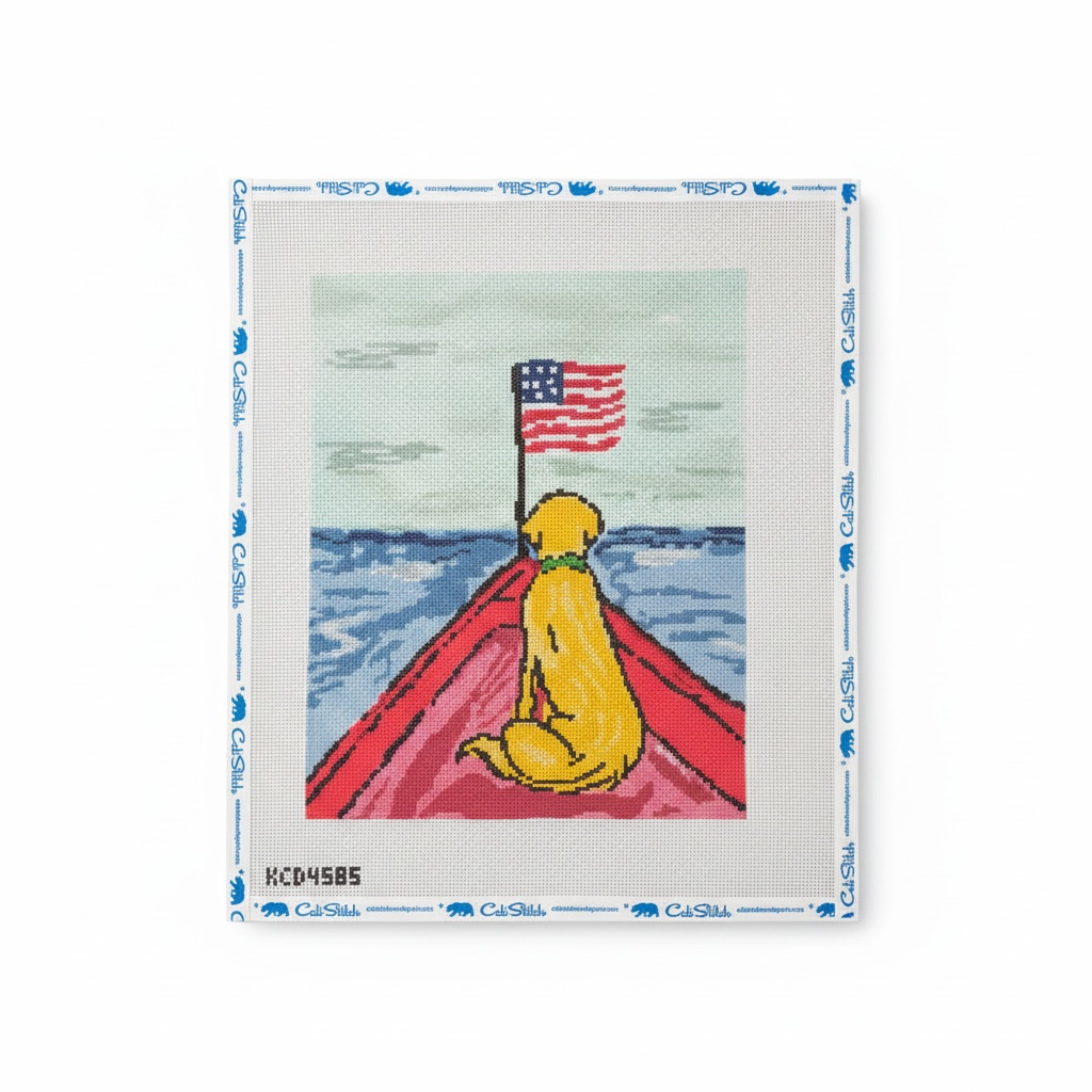 Dog on a Boat