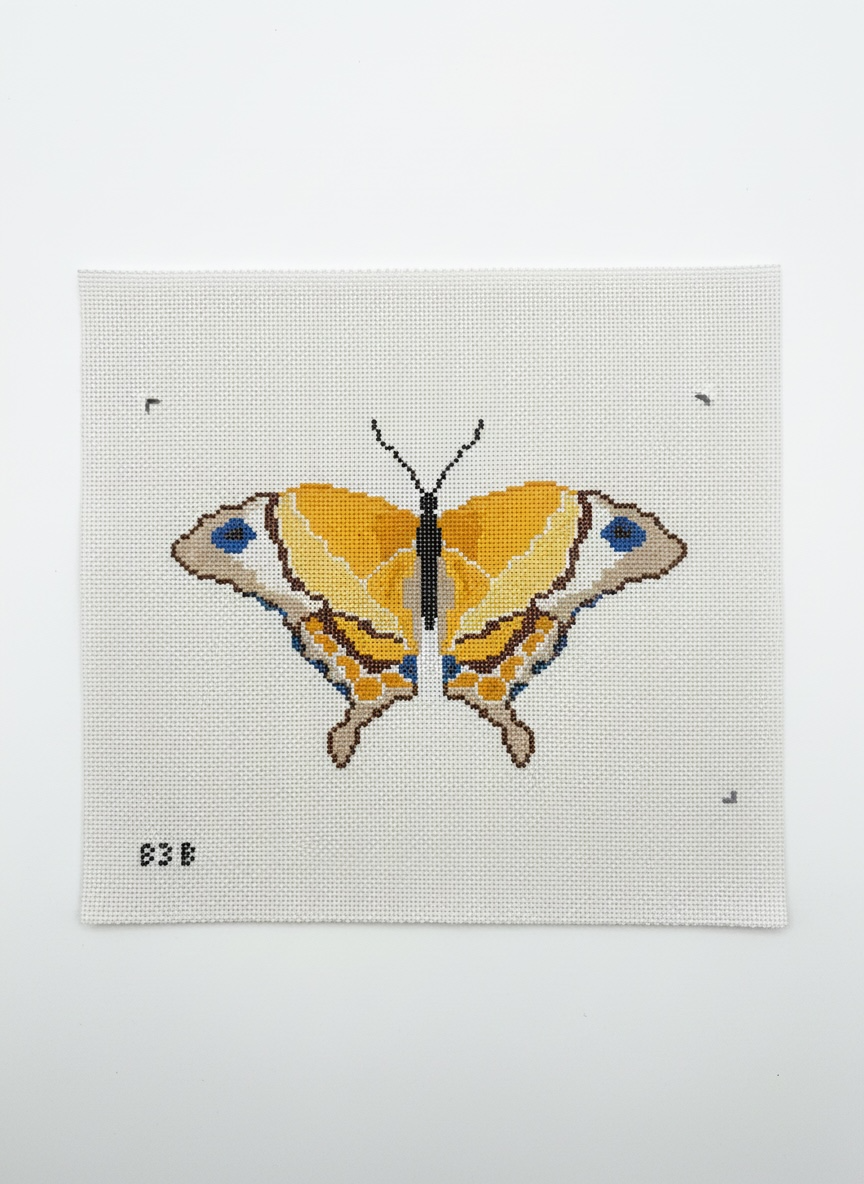 Large Butterfly - Yellow Orange