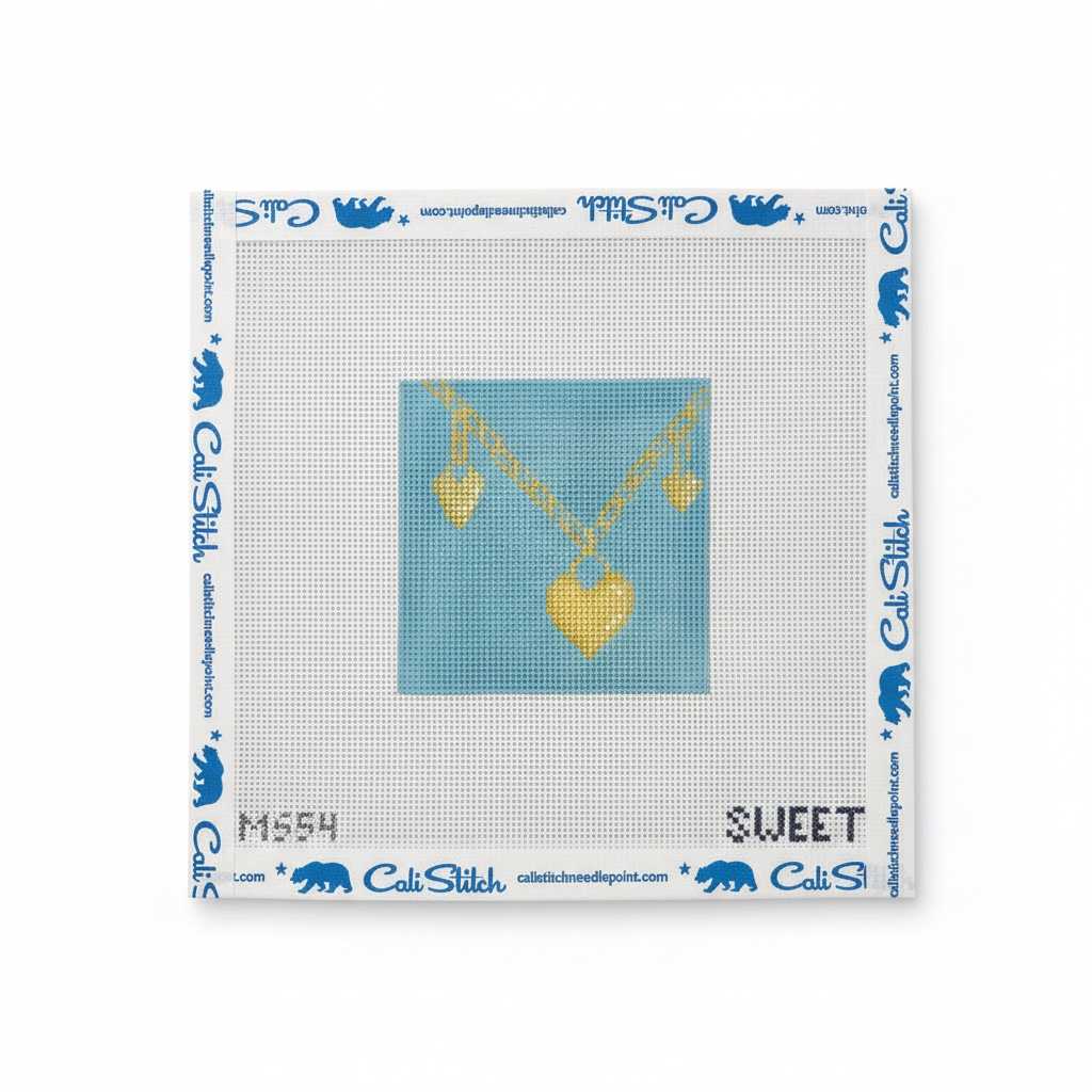 Heart Charm Insert-Blue