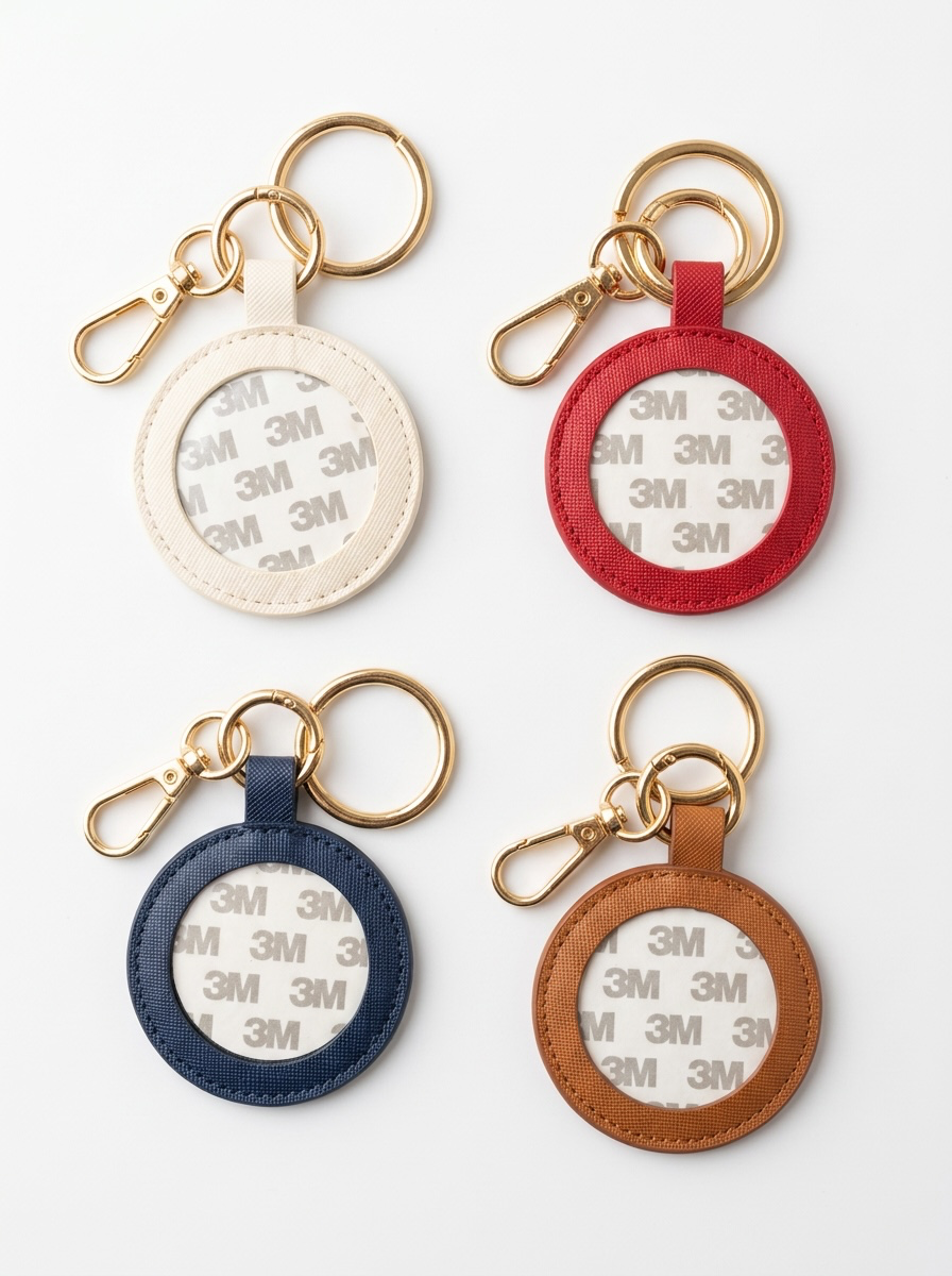 Love MHB Self-Finishing Leather Charm Round