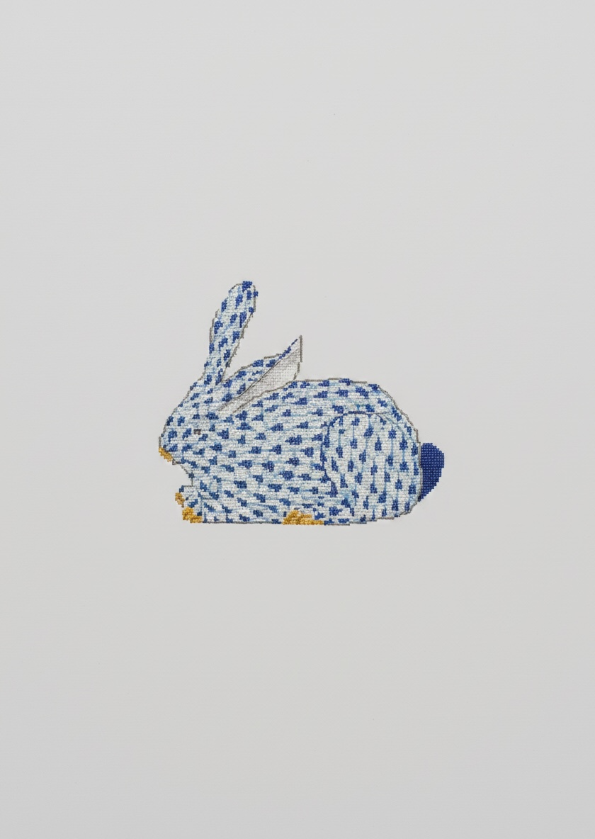Herend Bunny Blue