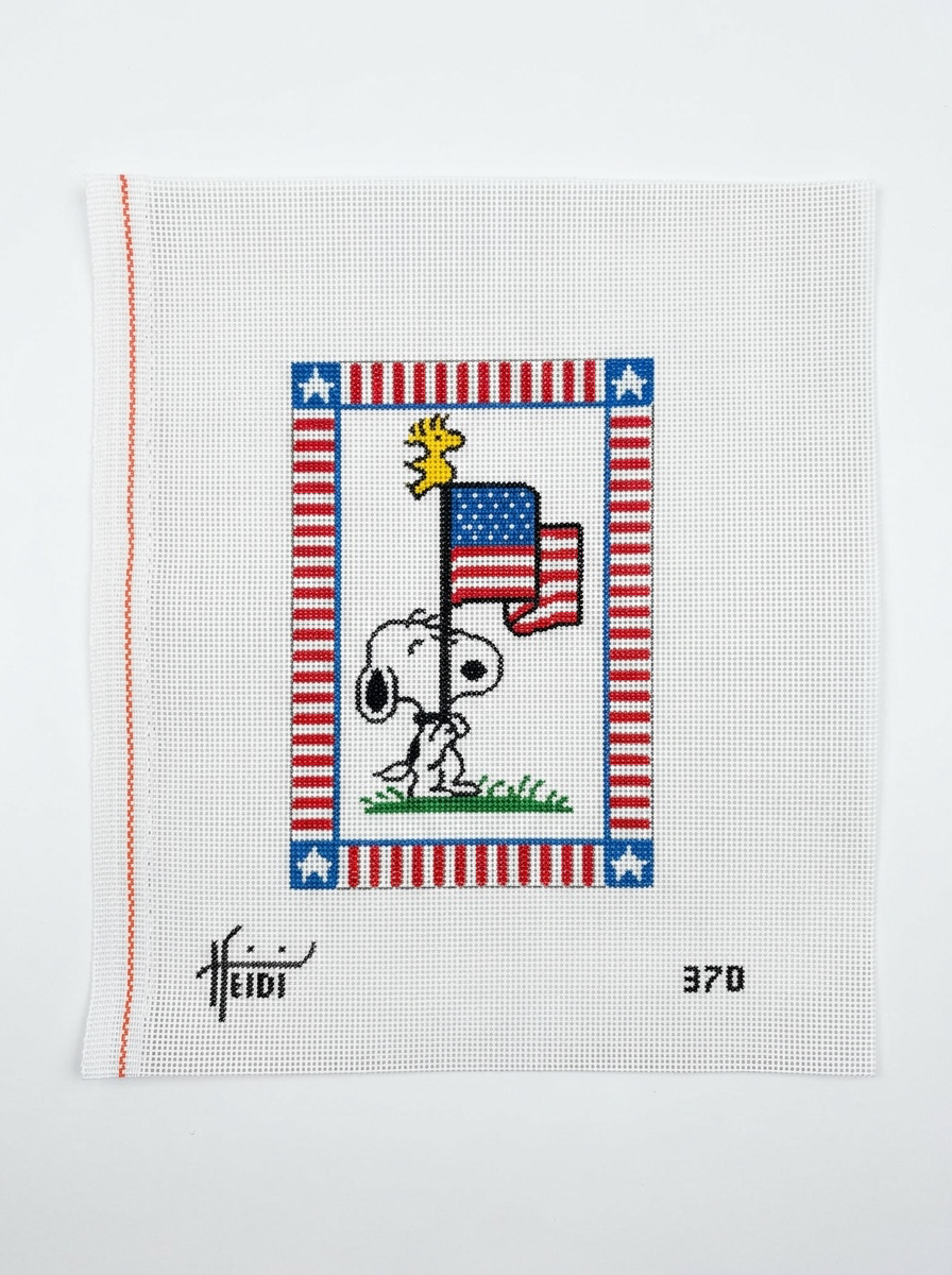 Snoopy with Flag