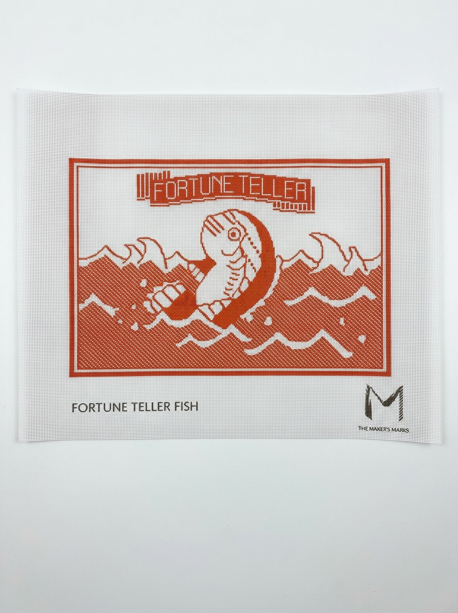 Fortune Teller Fish Printed Canvas