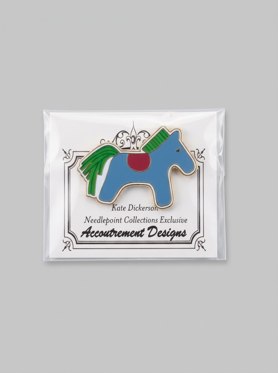 Hermes Pegasus - Blue w/Green and Magenta