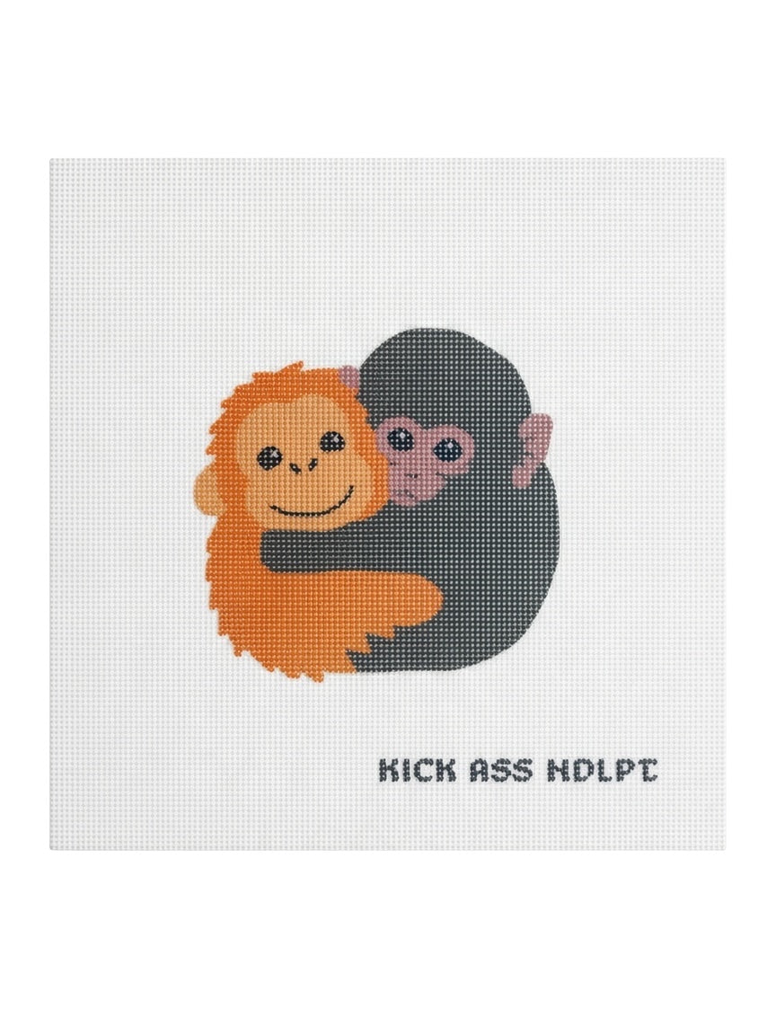 Punch the Monkey Canvas, Printed
