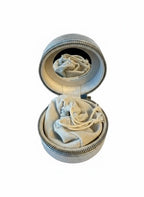 3" Round Self-Finishing Jewelry Box Silver