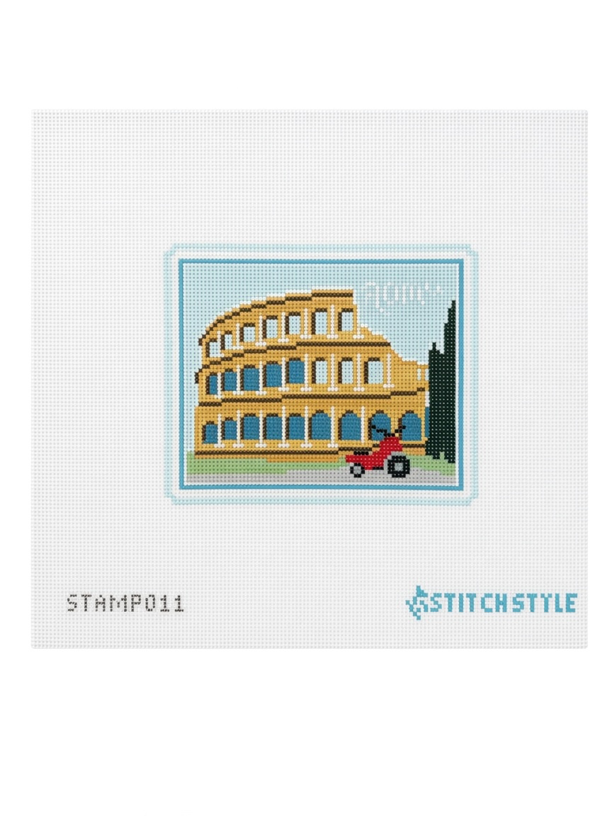 Rome Colosseum Stamp