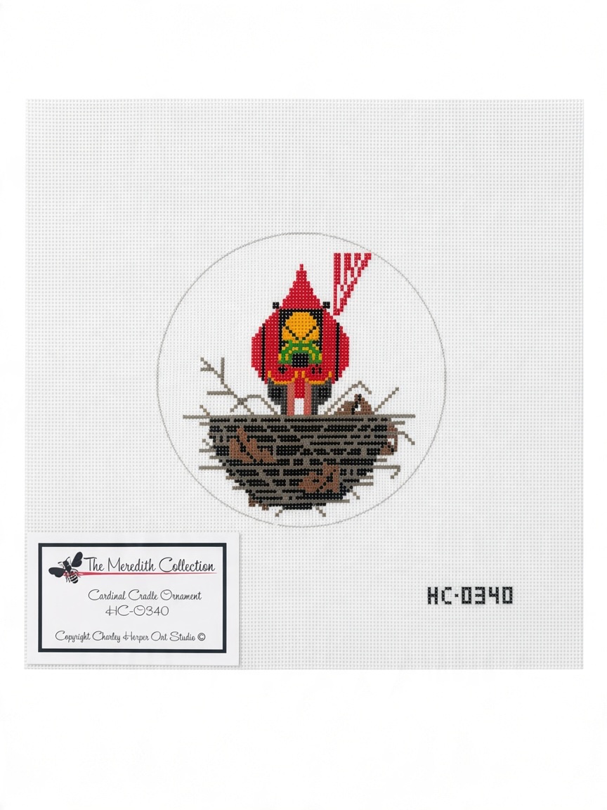 Cardinal Cradle Ornament
