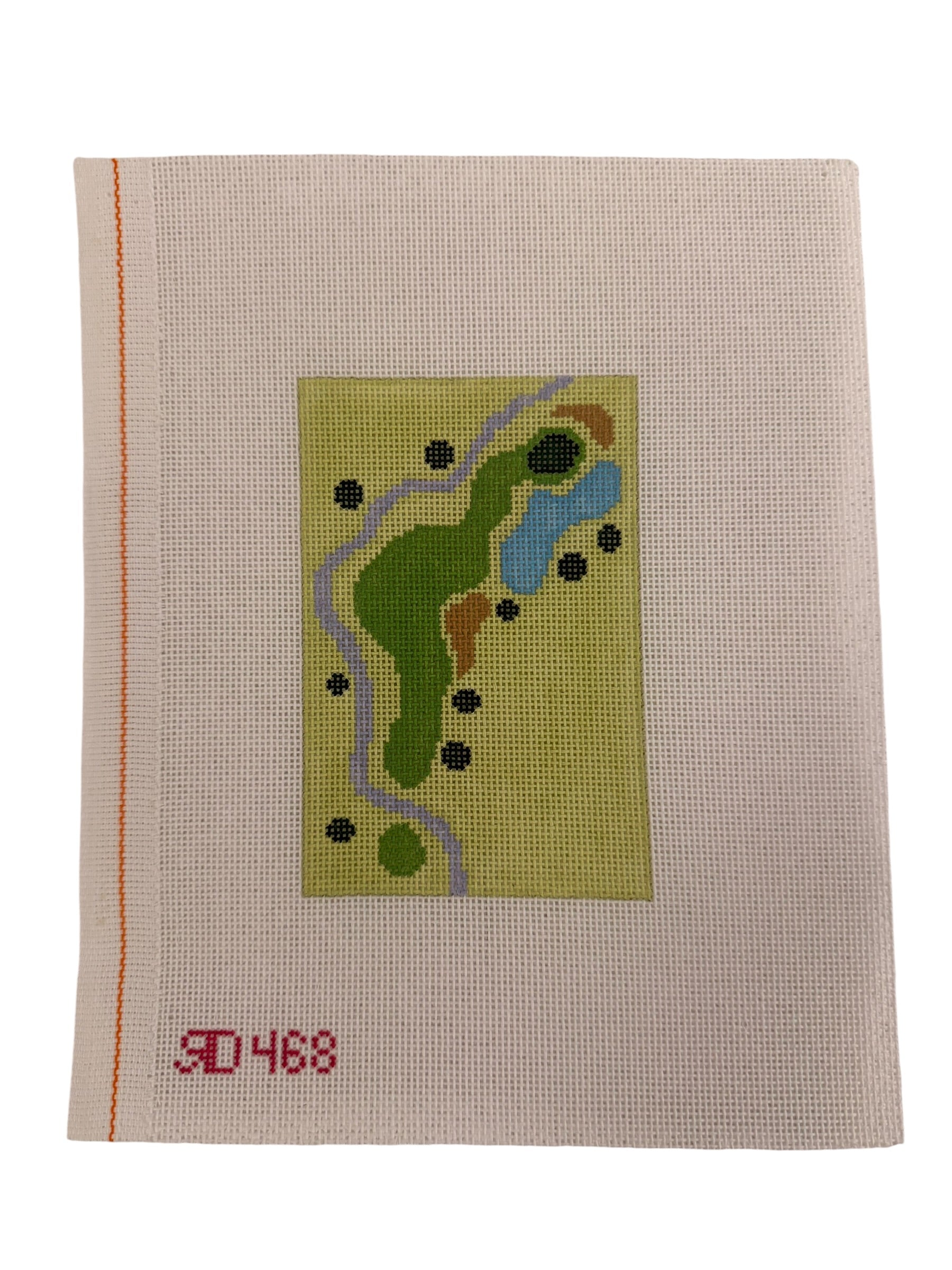 Golf Book Map Insert