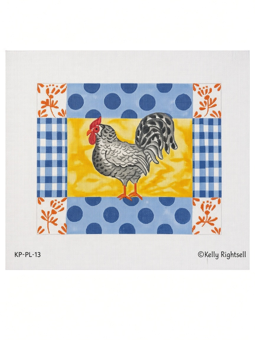 Rooster with Polka Dot