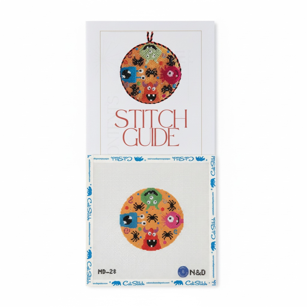 Colorful Monsters Round and Stitch Guide