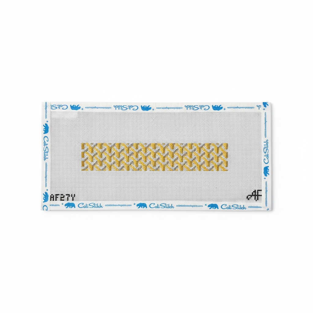 Ann Fisher Y Pattern Key Fob Yellow