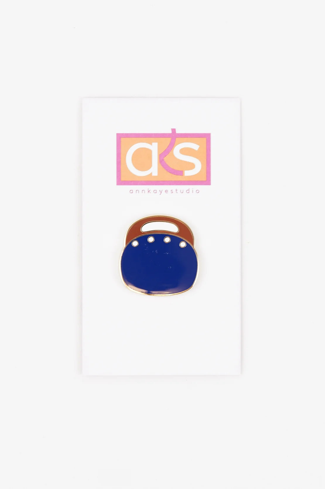 TRUNK - Solid Blue Bermuda Bag Needle Minder
