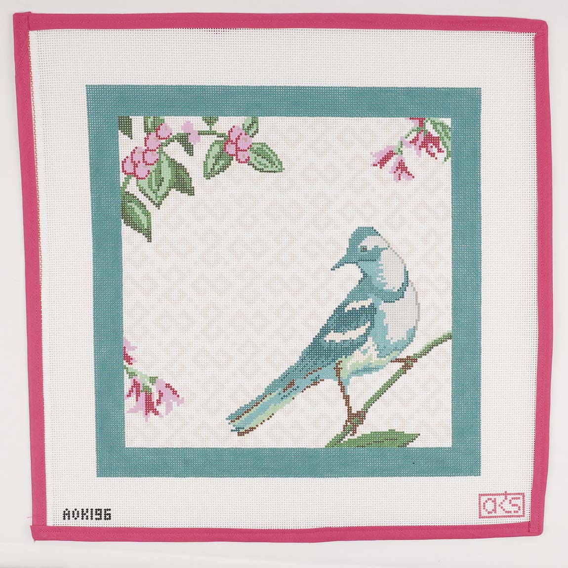 TRUNK - Teal Green Bird Pillow