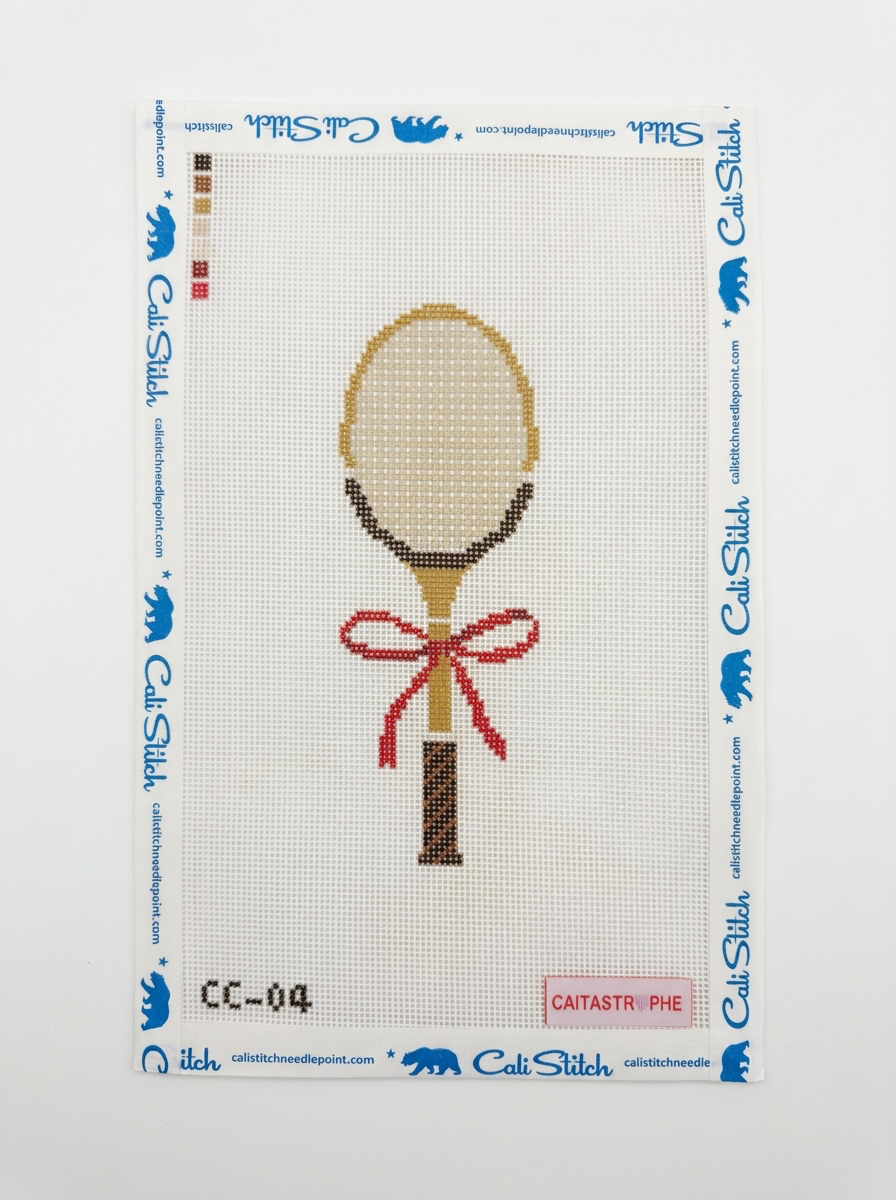 Vintage Racket With Bow