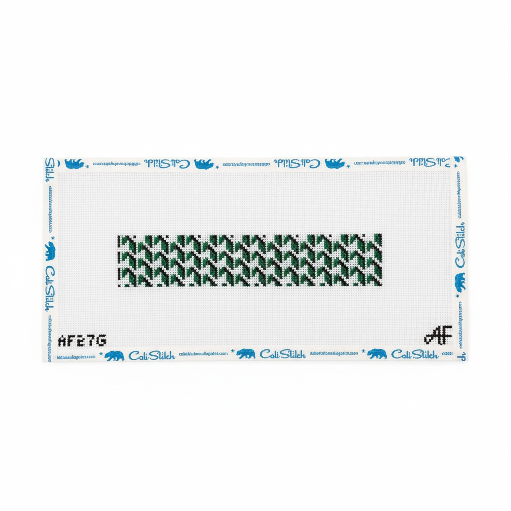 Ann Fisher Y Pattern Key Fob Green