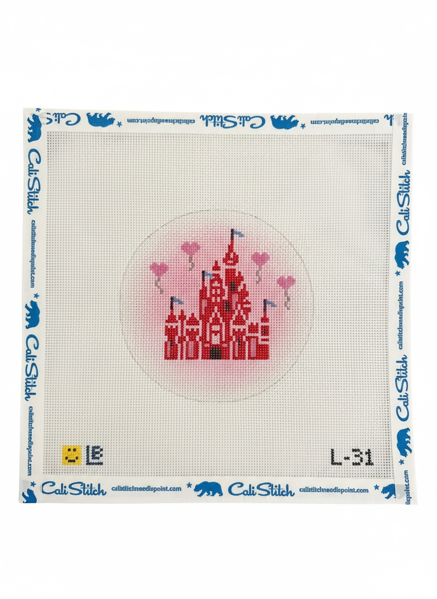 Love Castle with Heart Balloons