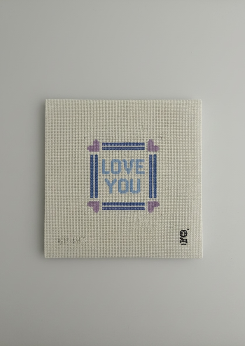 Love You Square Mini Sign