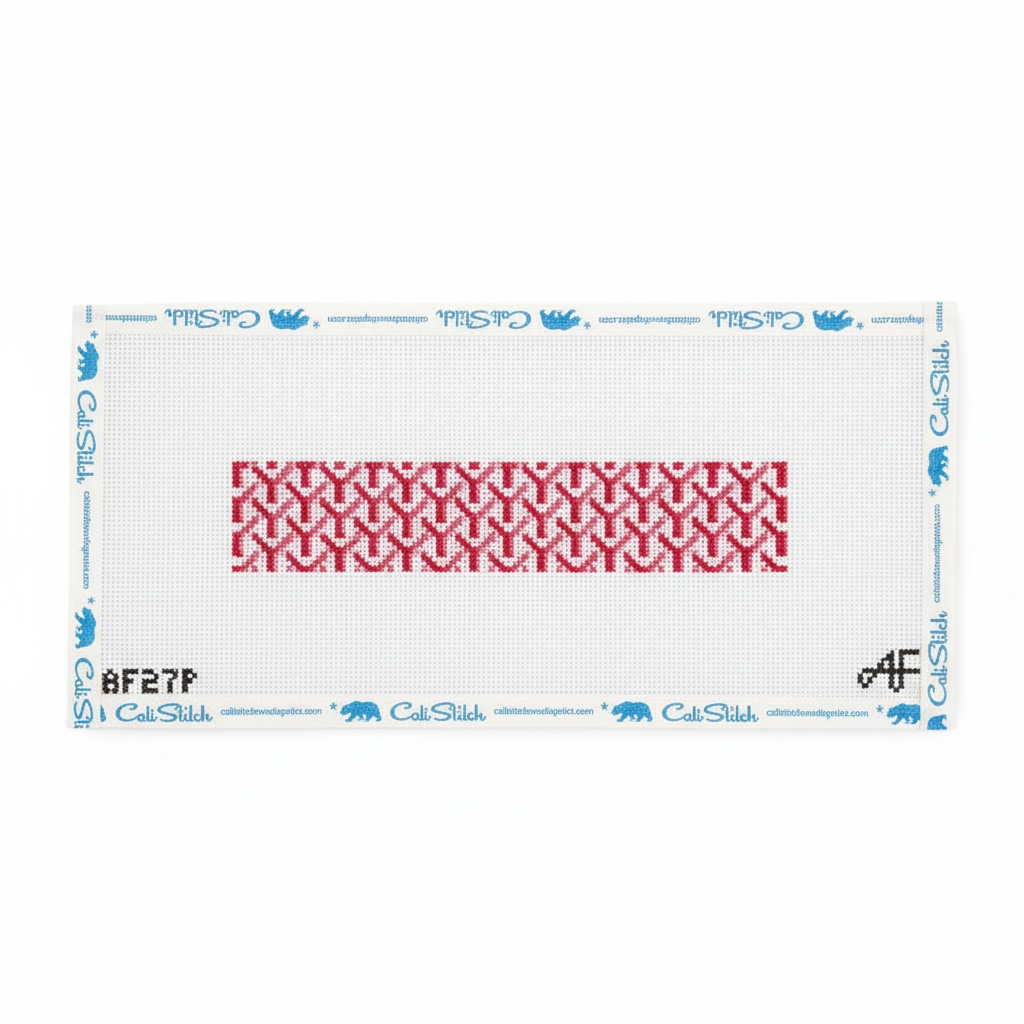 Ann Fisher Y Pattern Key Fob Pink