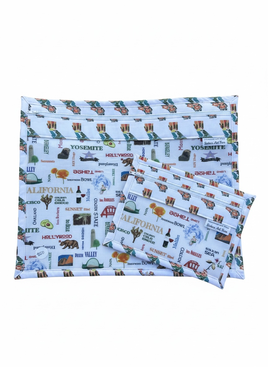 Purse-Ready Fabric Project Pair Bags