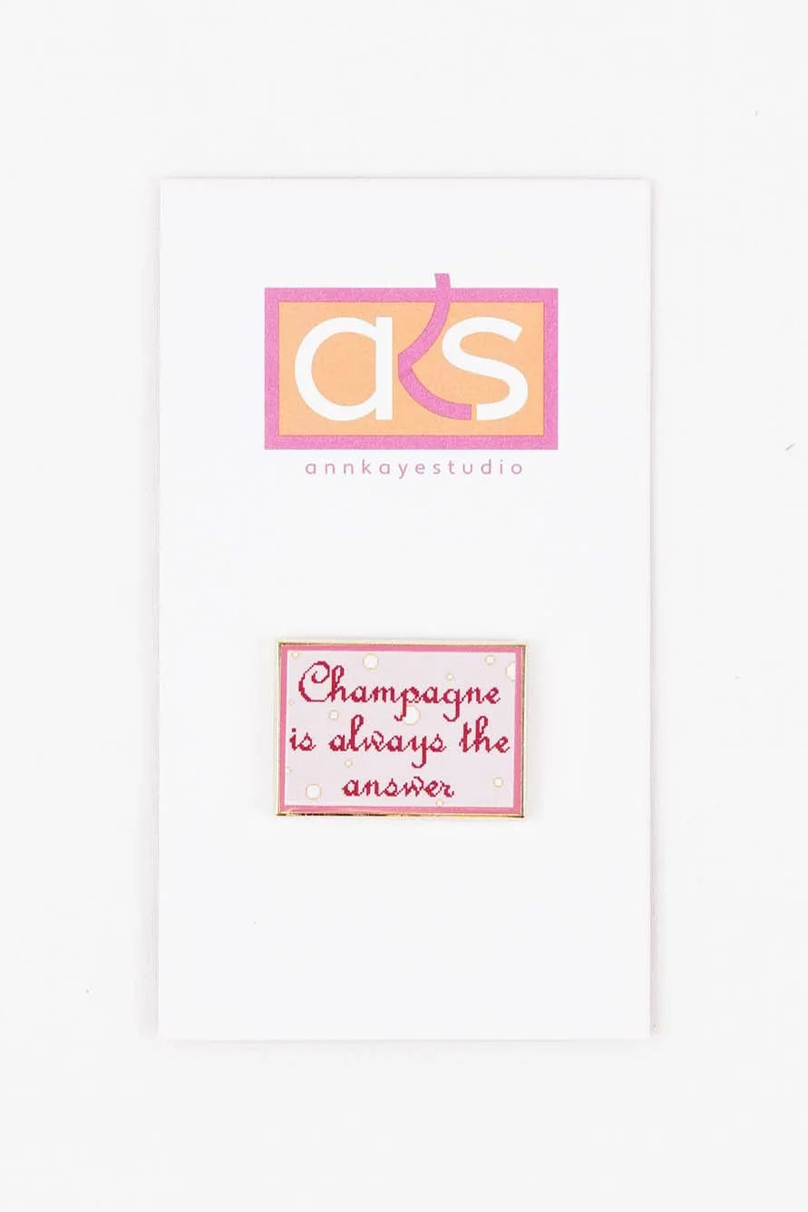 TRUNK - Champagne (pink bubbles) Needle Minder