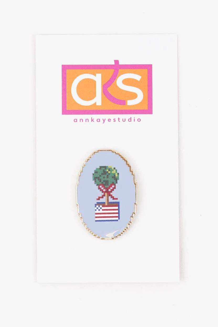TRUNK - 4th of July Topiary Needle Minder