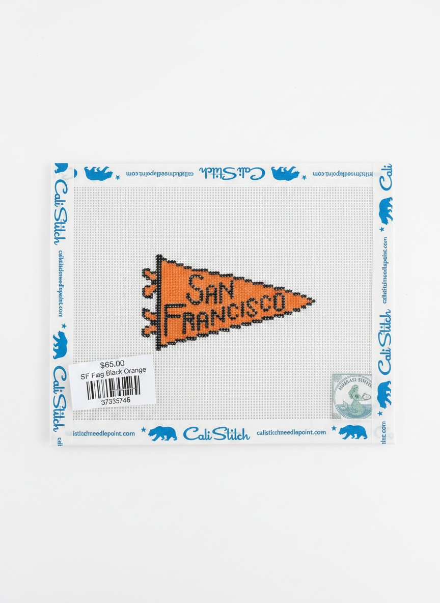 SF Flag Black Orange