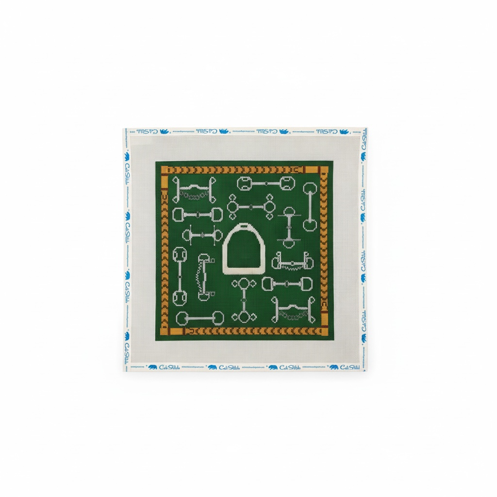 Bits and Stirrup Pillow