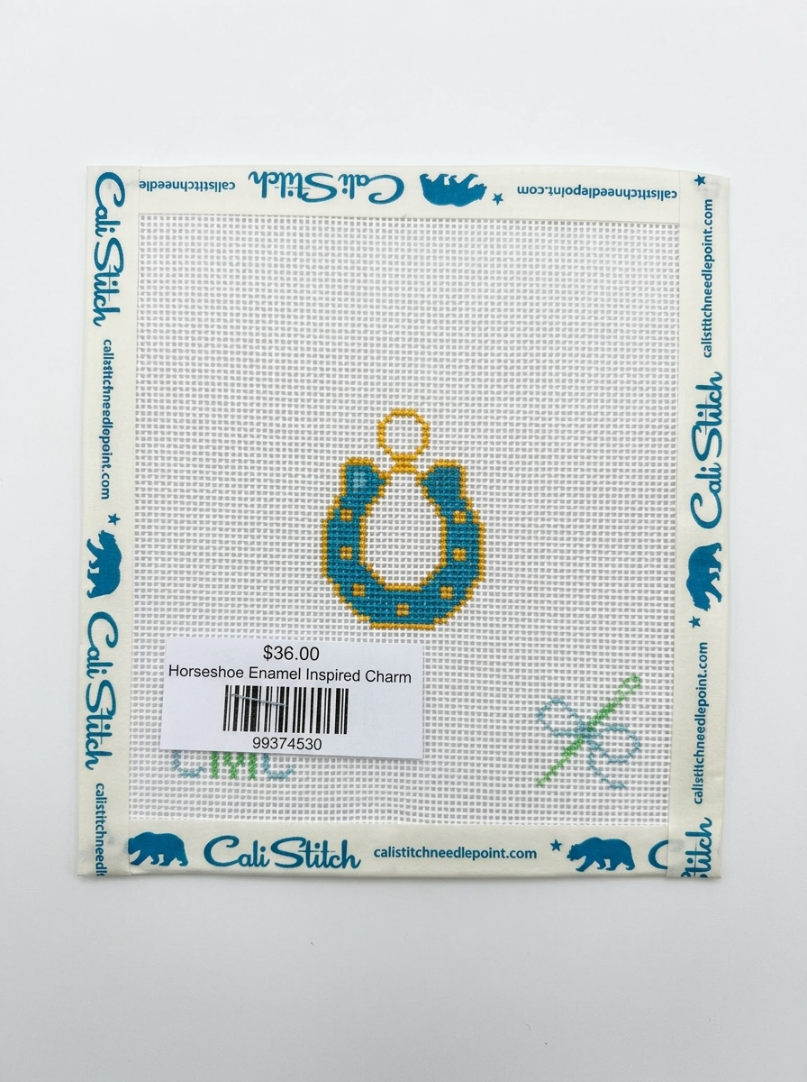 Horseshoe Enamel Inspired Charm
