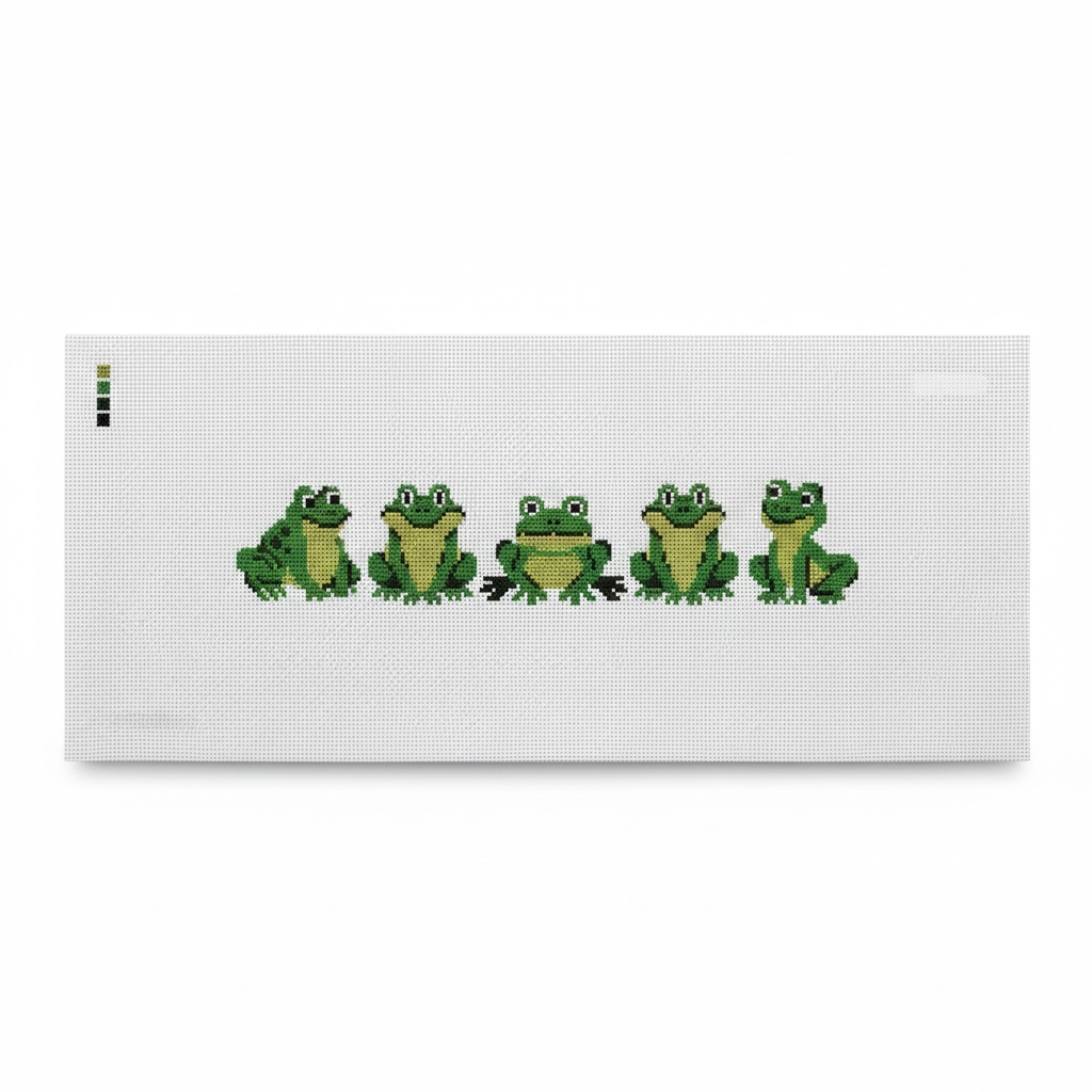 Frogs in a Line