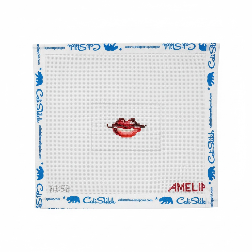 Lips Luggage Tag