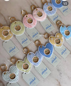 Heart and Circle Bag Tags
