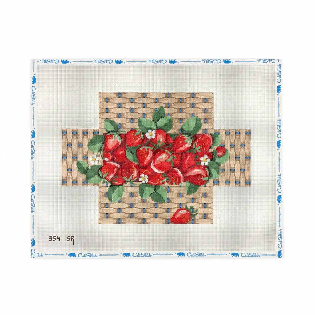 Basket of Strawberries, Brick Cover