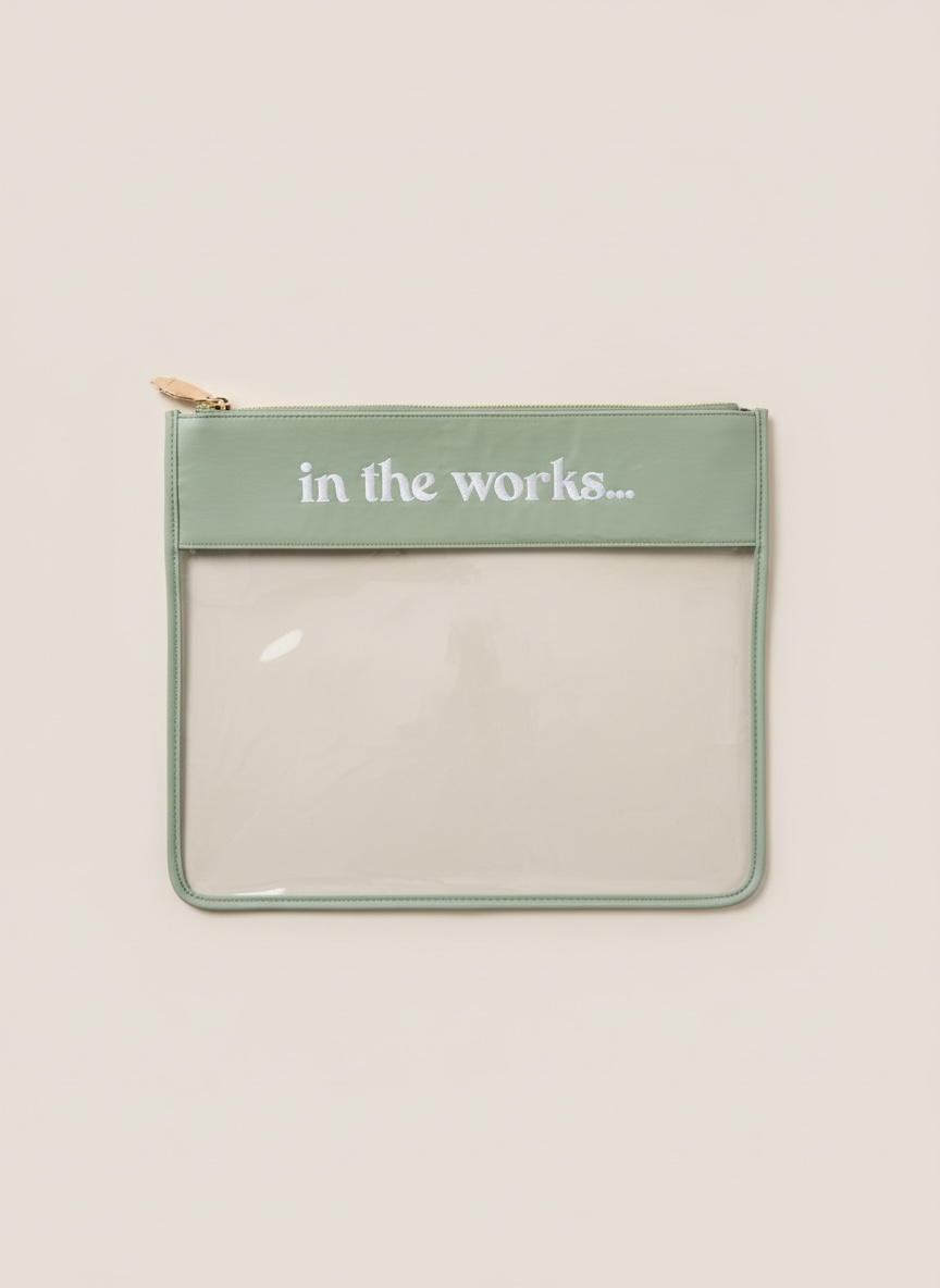 In The Works Project Bag - Sage