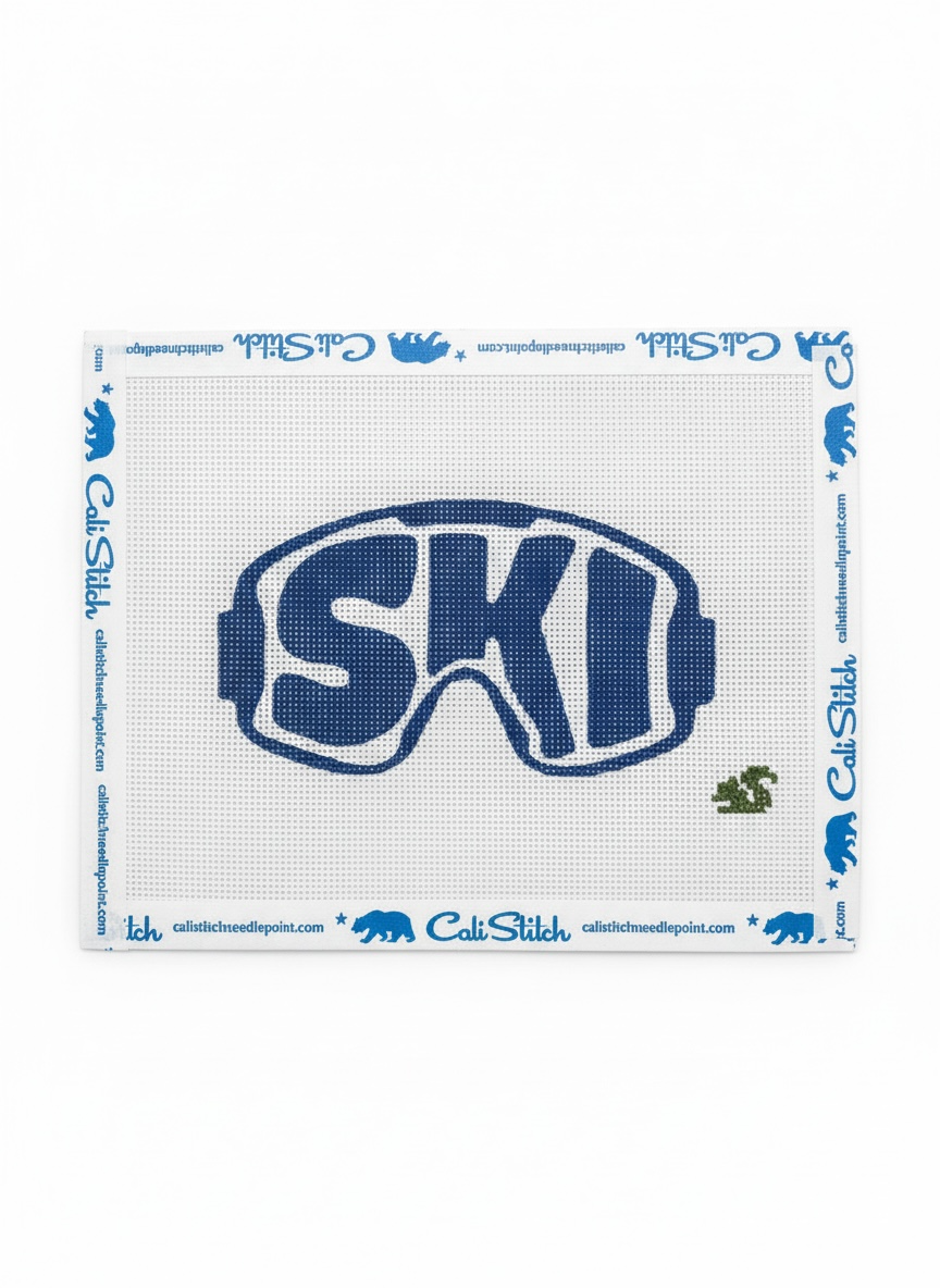 Blue Ski Goggles
