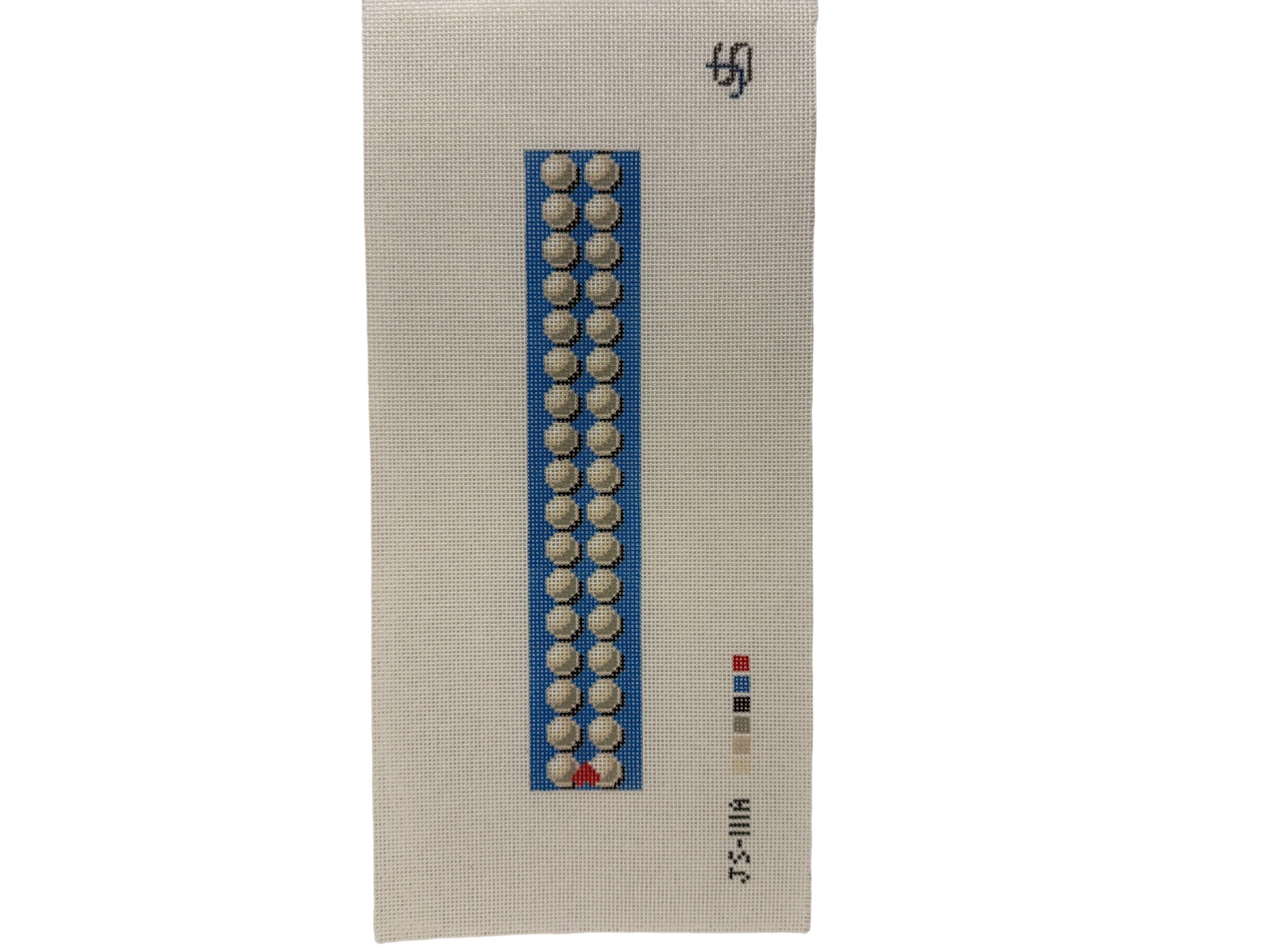 Pearls Key Fob - Blue
