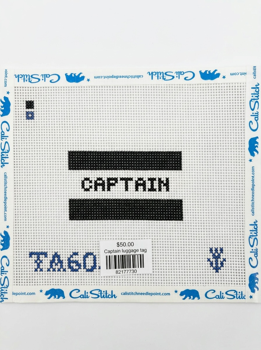 Captain luggage tag