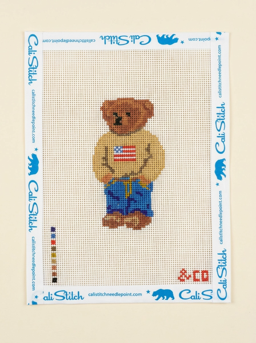 Tan Flag Bear
