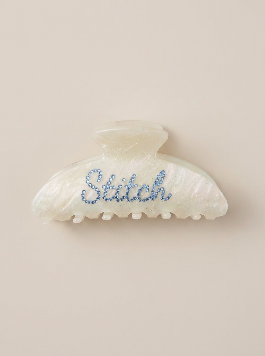 Stitch Hair Clip - Blue