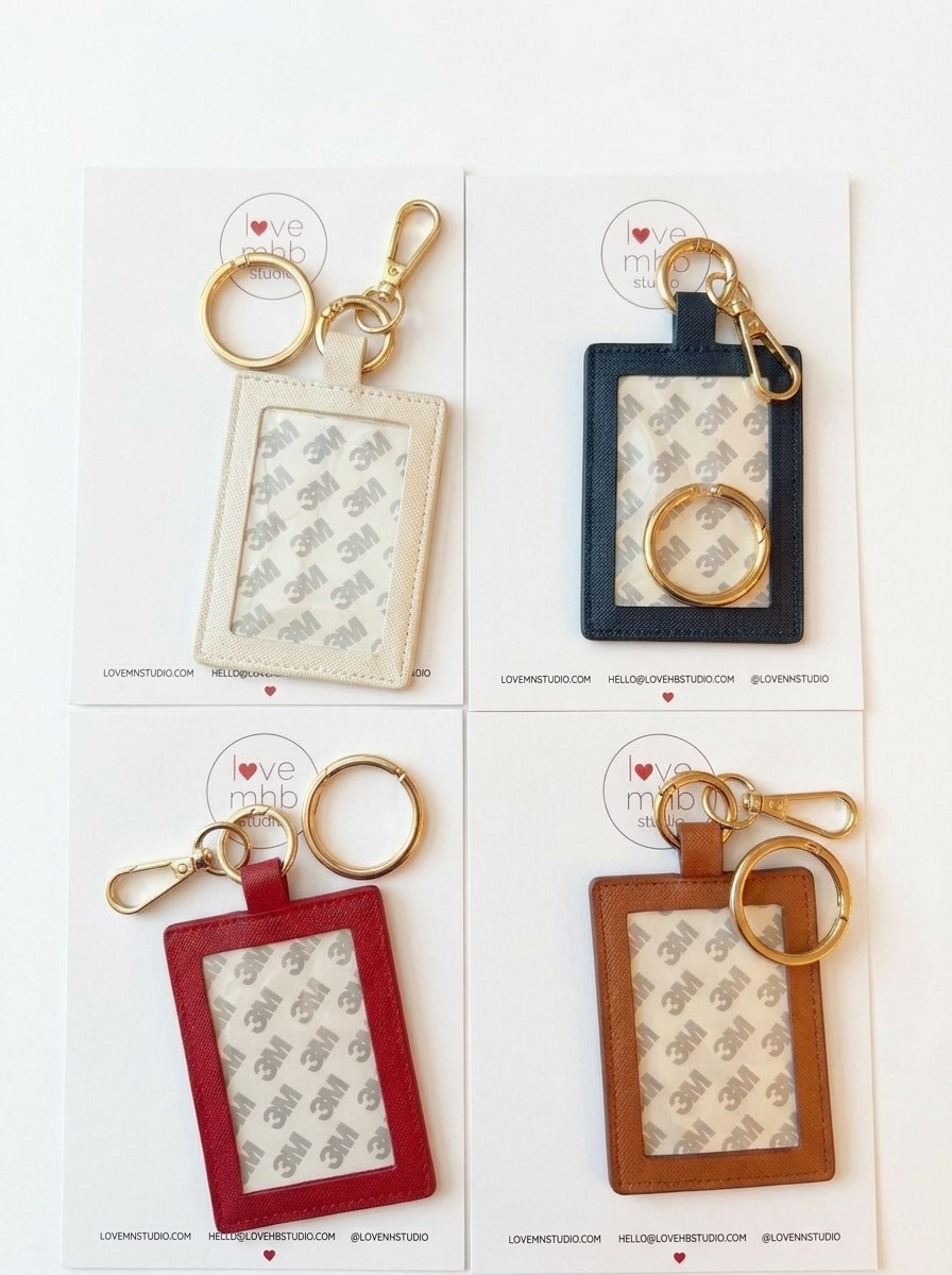 Love MHB Self-Finishing Leather Charm Rectangle