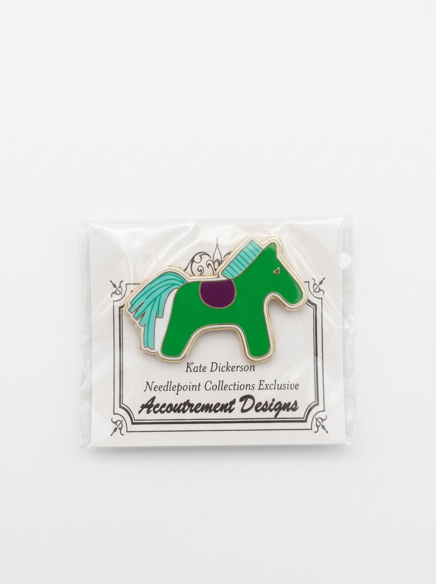 Hermes Pegasus - Green w/Turquoise and Purple