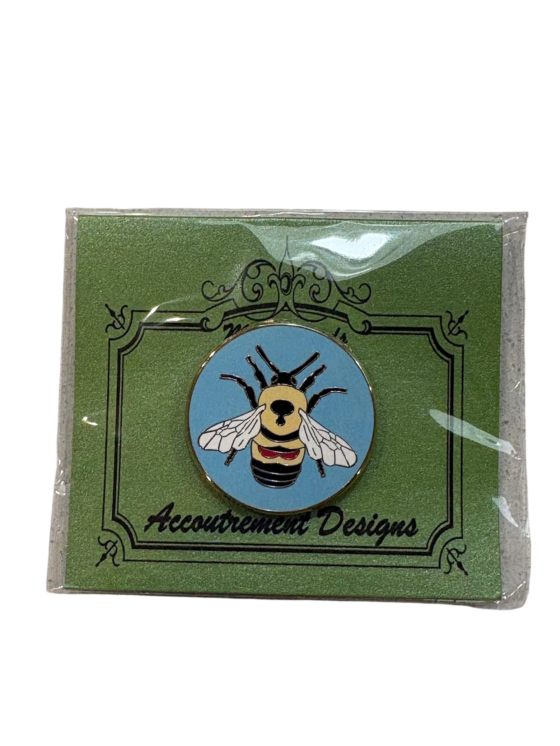 Patchwork Bee Blue Needle Minder