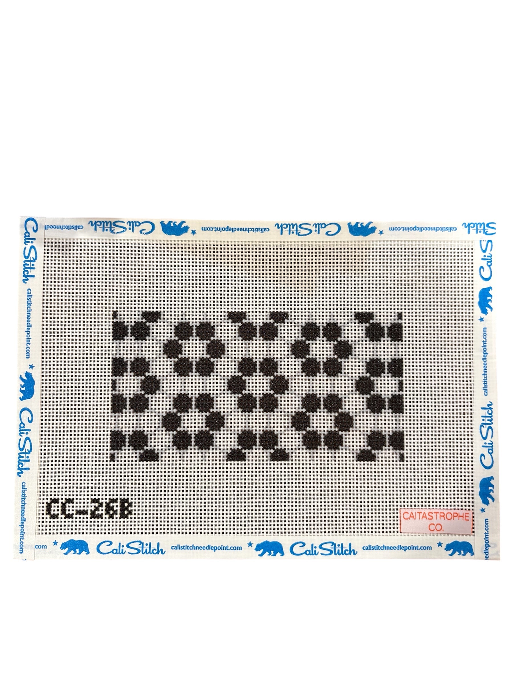 Bistro Tile Daisy Purse Insert Black