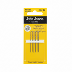 Pack of John James tapestry needles with yellow packaging 