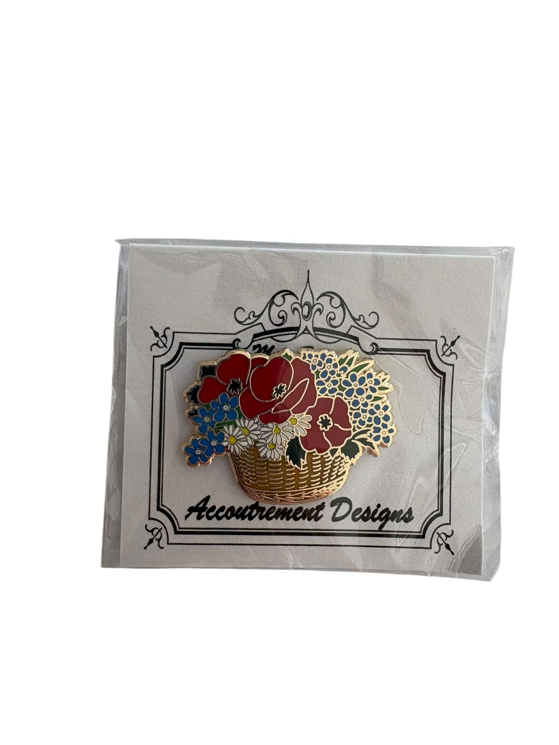 Red, White and Blue Floral Needleminder