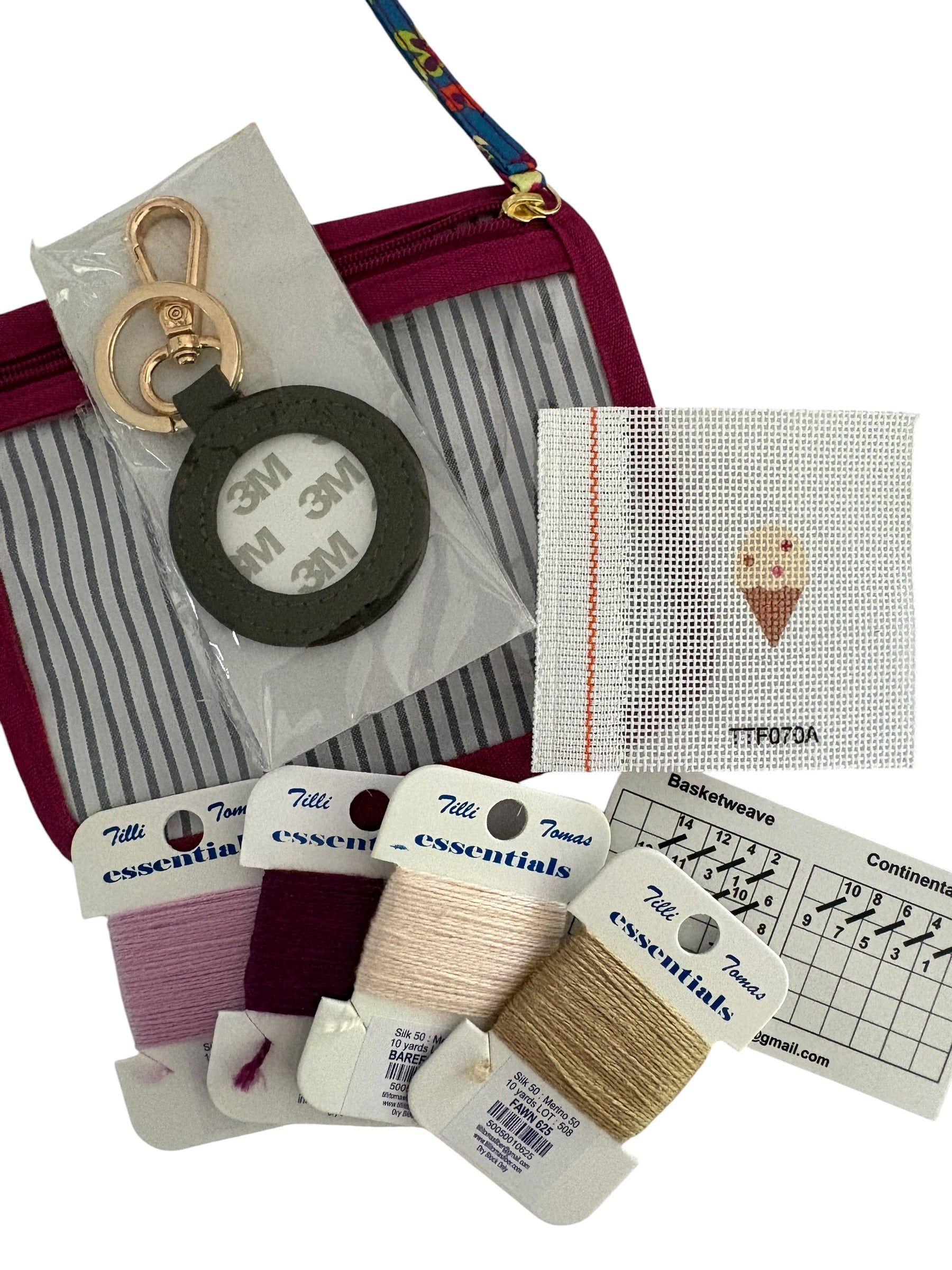 Ice Cream Cone Key Fob Kit - Self Finishing