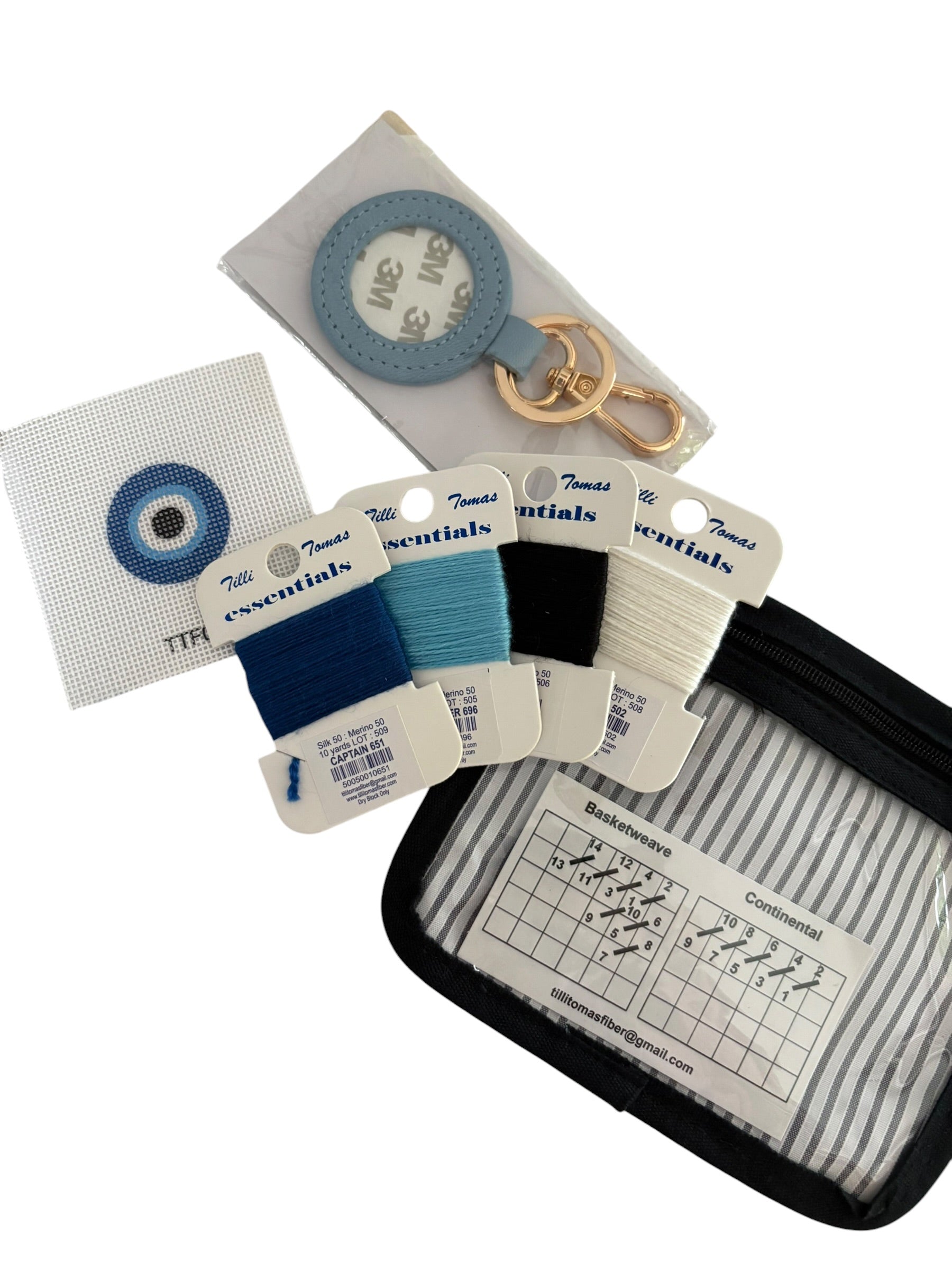 Evil Eye Key Fob Kit - Self Finishing