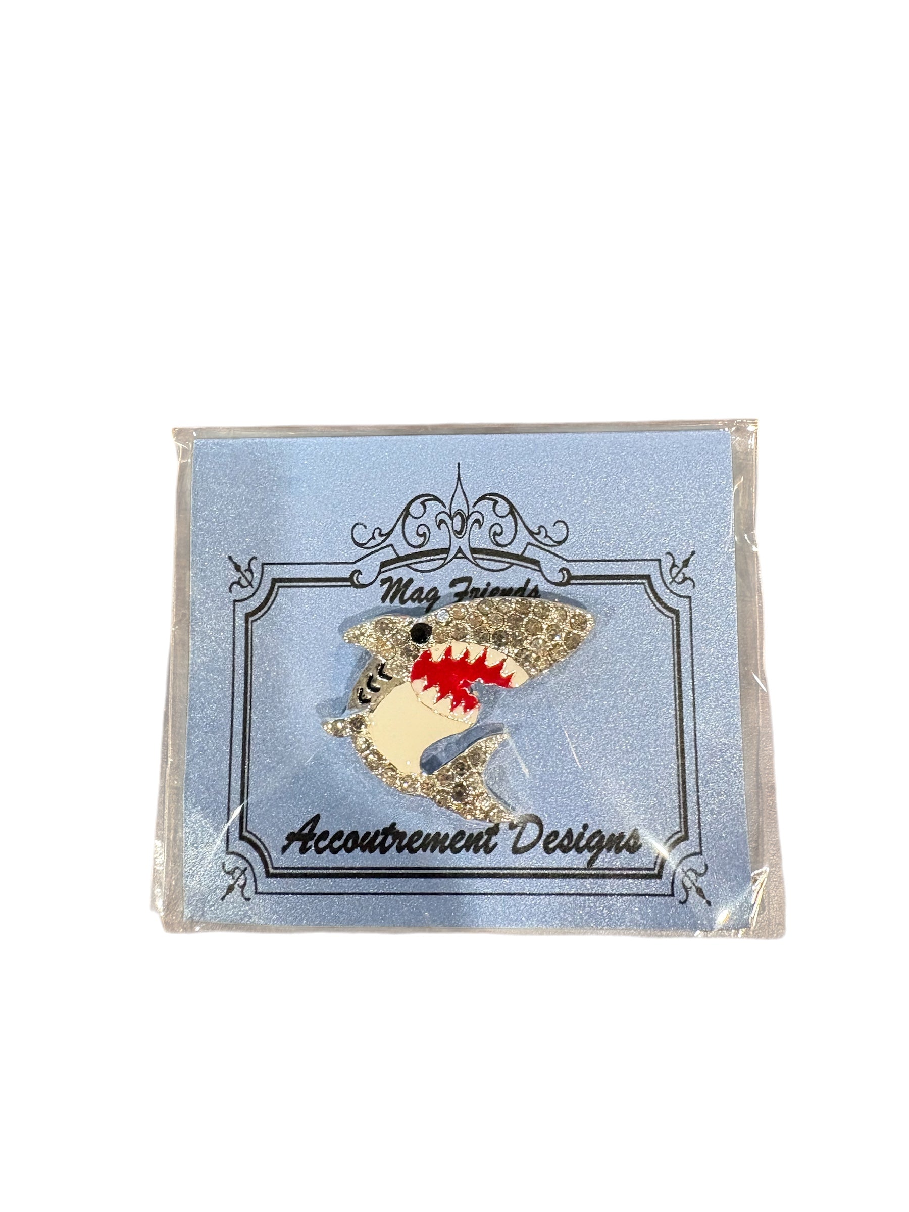 Rhinestone Shark Needleminder