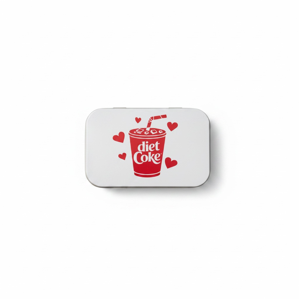 Diet Coke Heart Tin