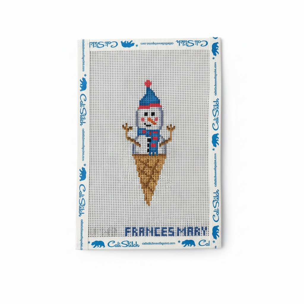 Ice Cream Snowman (Blue)